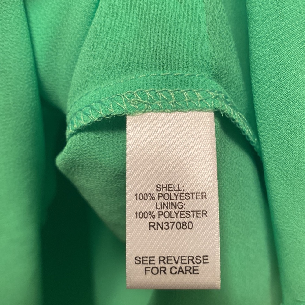 Brand New Cato Lime Cold Shoulder Blouse…size XS - Picture 4 of 5